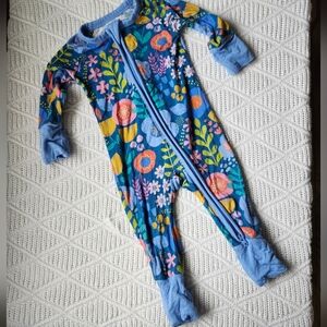 Little Sleepies- Folk- Newborn- Blue